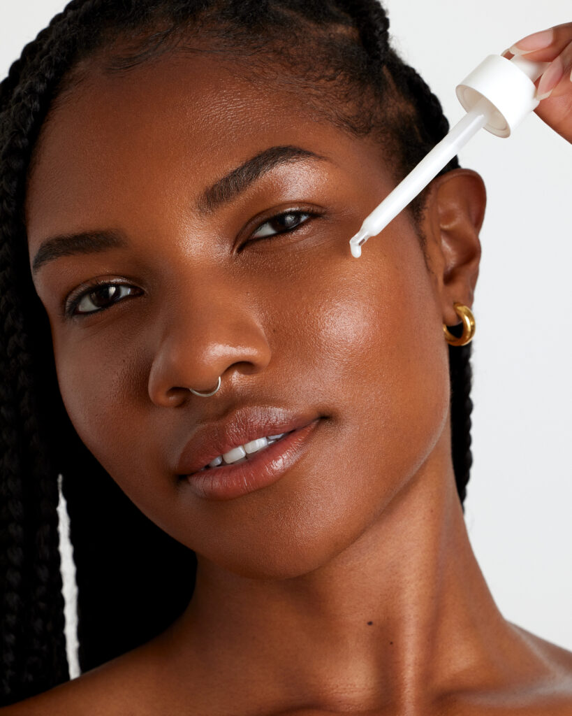 Image of a model using Bioderma product