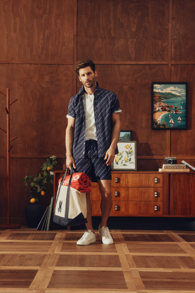 Psycho Bunny SS25 shot by Courtney Wong, retouched by Megane Brunette